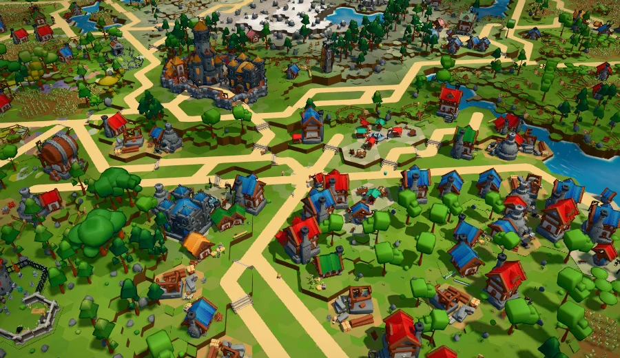 The same town at tier 1