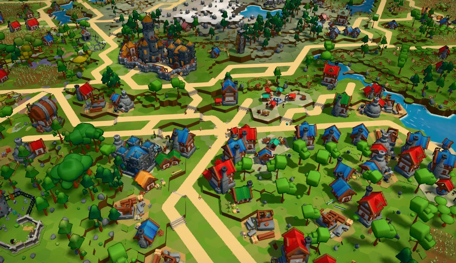 The same town at tier 2