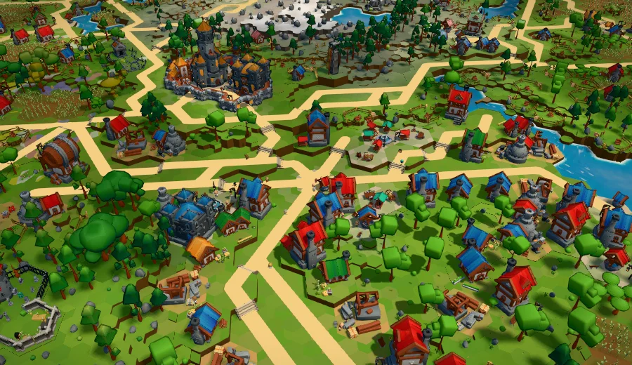 The same town at tier 3